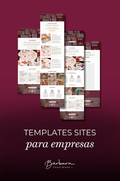 Capa dos templates de sites para empresas